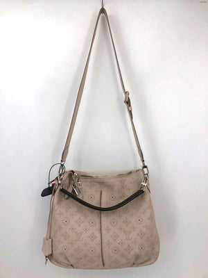 LOUIS VUITTON Ivory Leather Pre Loved Monogram Crossbody Purse