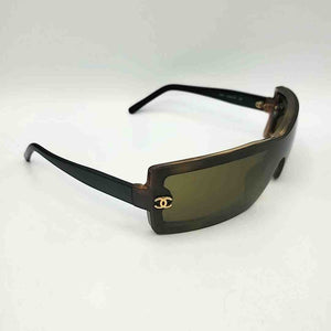 CHANEL Brown Gold Tortoise Sunglasses w/case