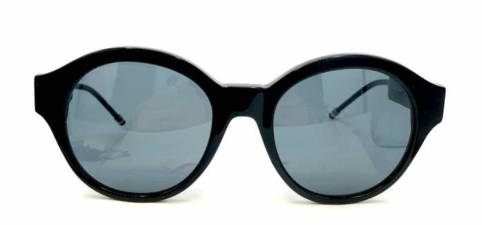 THOM BROWNE Black Pre Loved Round Sunglasses