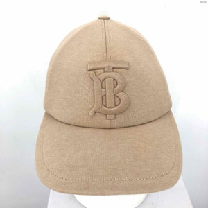 BURBERRY Beige Monogram Cap Hat