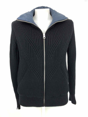 RAG & BONE Navy Black knit trim Puffer Zip Up Women Size SMALL (S) Jacket