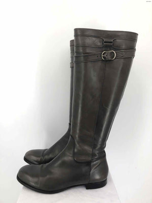 AGL - ATTILIO GIUSTI LEOMBRUNI Brown Leather Made in Italy Knee High Boots