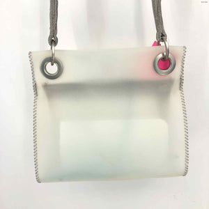 HAMMITT Lt Gray Clear Pre Loved Crossbody Purse