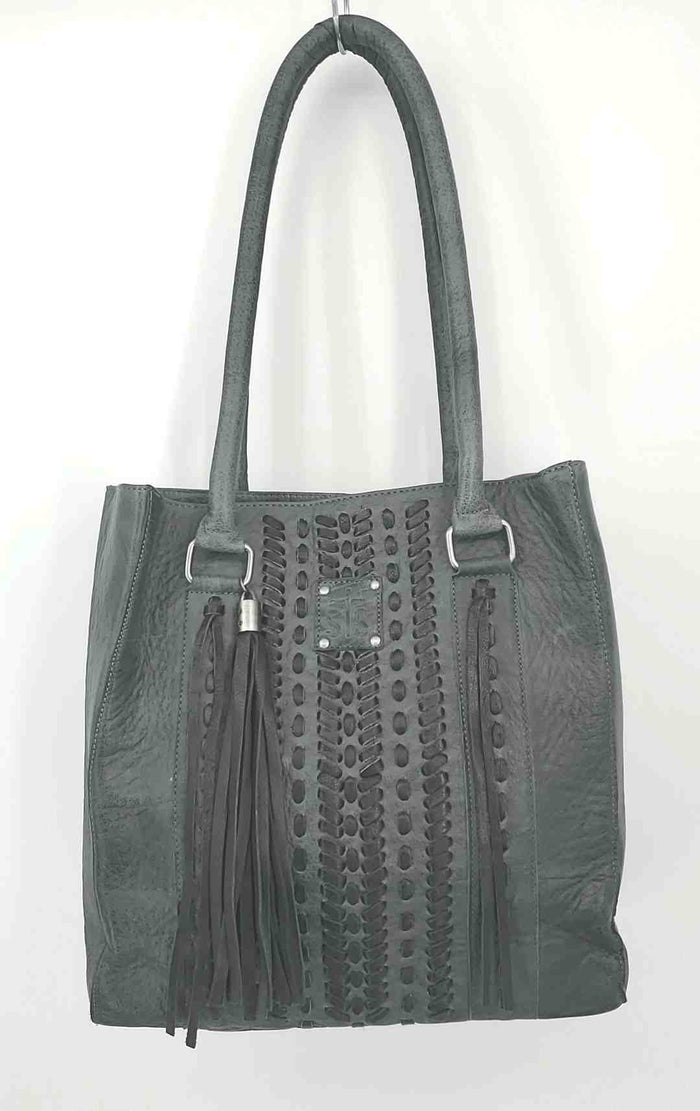 STS Green Leather Shoulder Bag Purse