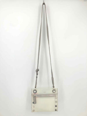 HAMMITT Lt Gray Clear Pre Loved Crossbody Purse