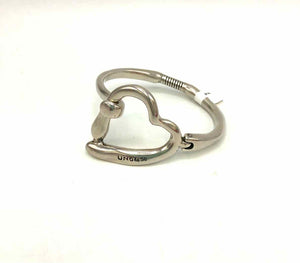 UNO DE 50 Silver Plated Heart Bracelet