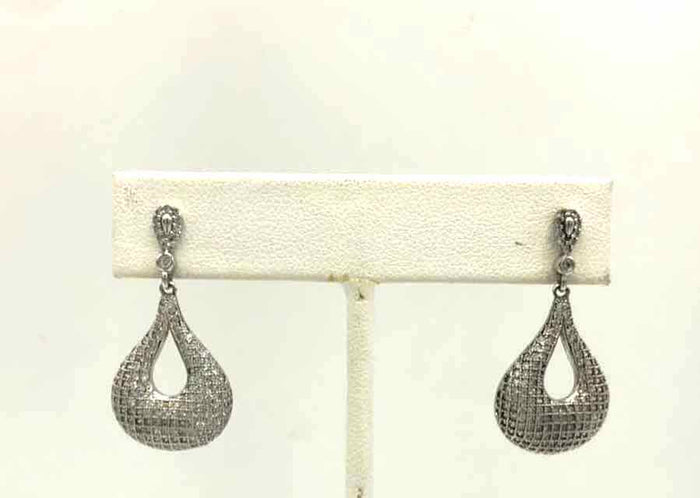 Silver Pre Loved Rhinestone ss Earrings