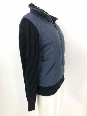 RAG & BONE Navy Black knit trim Puffer Zip Up Women Size SMALL (S) Jacket